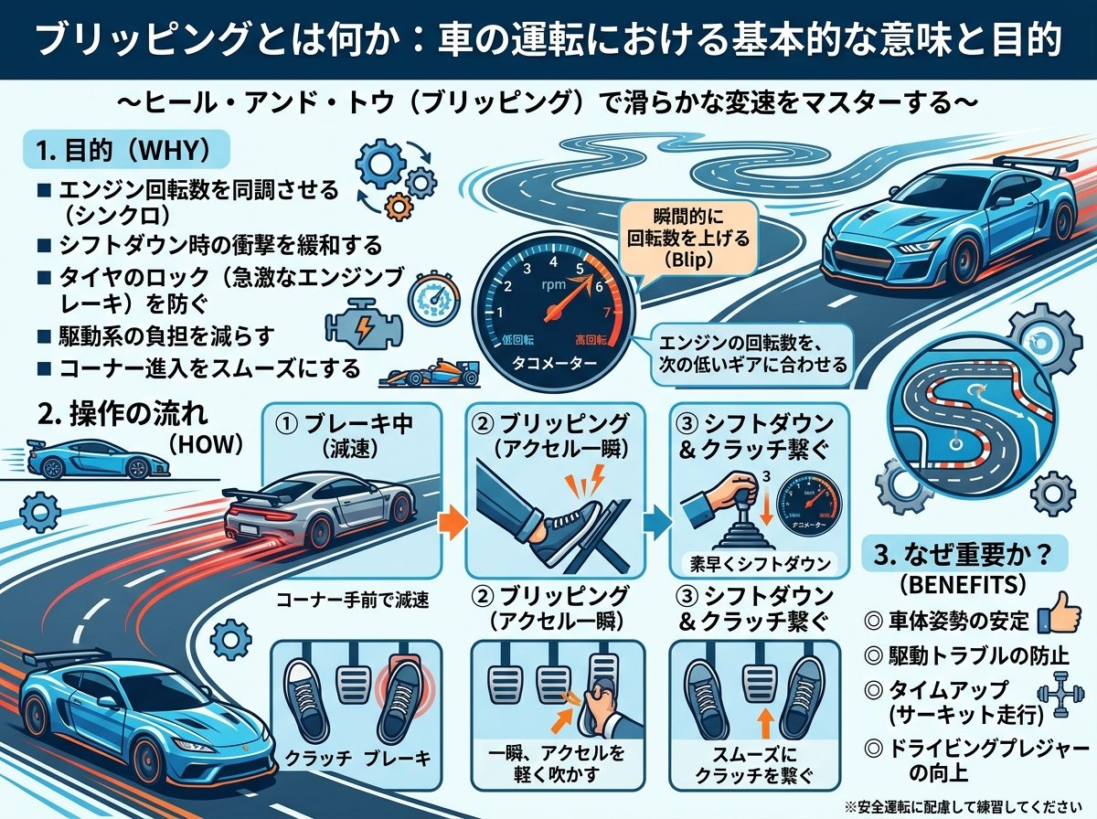 ブリッピングとは何か：車の運転における基本的な意味と目的