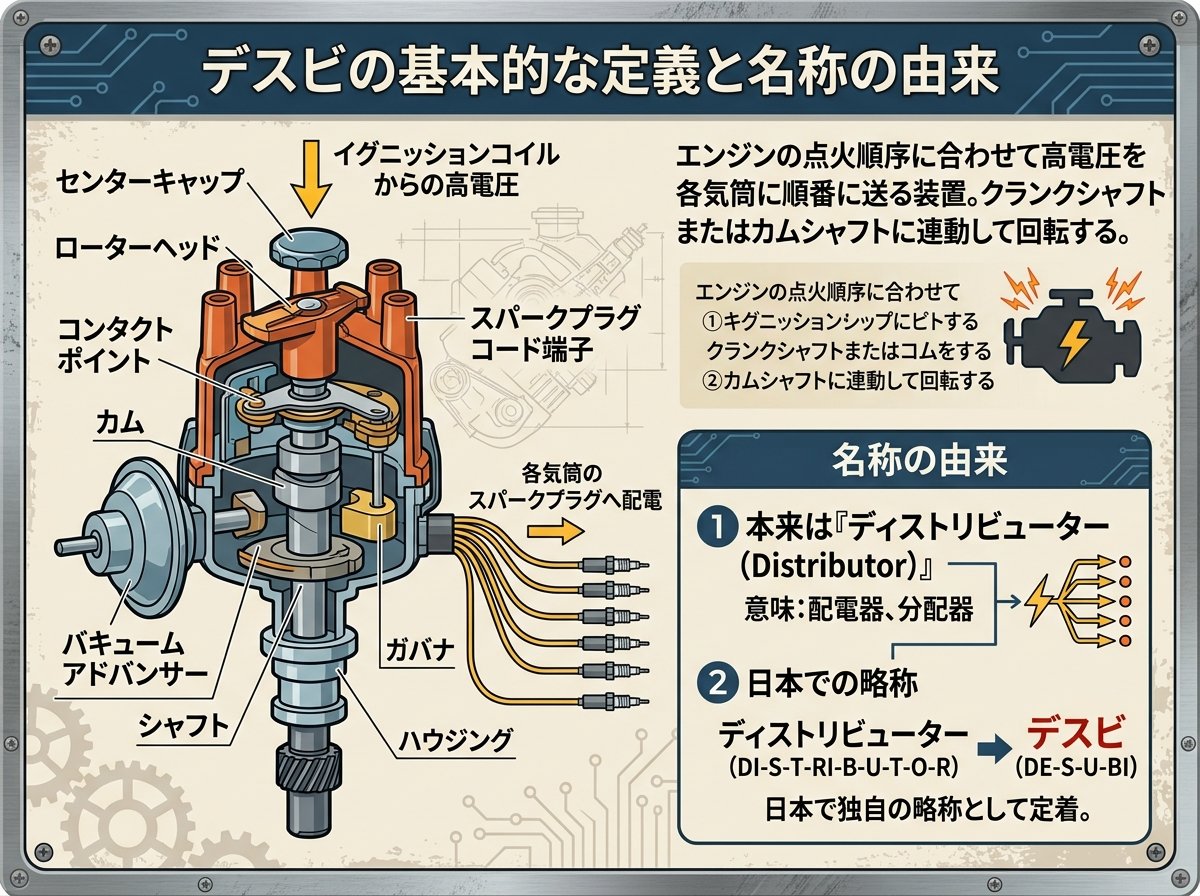 デスビの基本的な定義と名称の由来