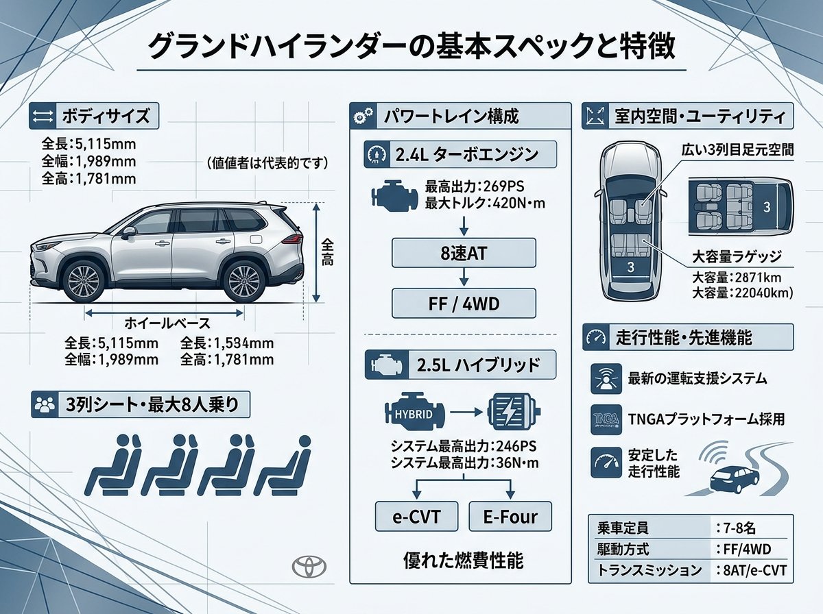 グランドハイランダーの基本スペックと特徴