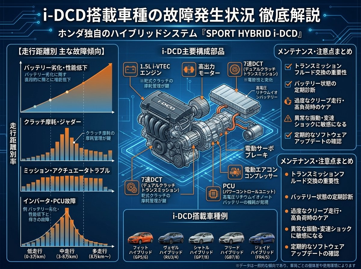 i-dcd搭載車種の故障発生状況