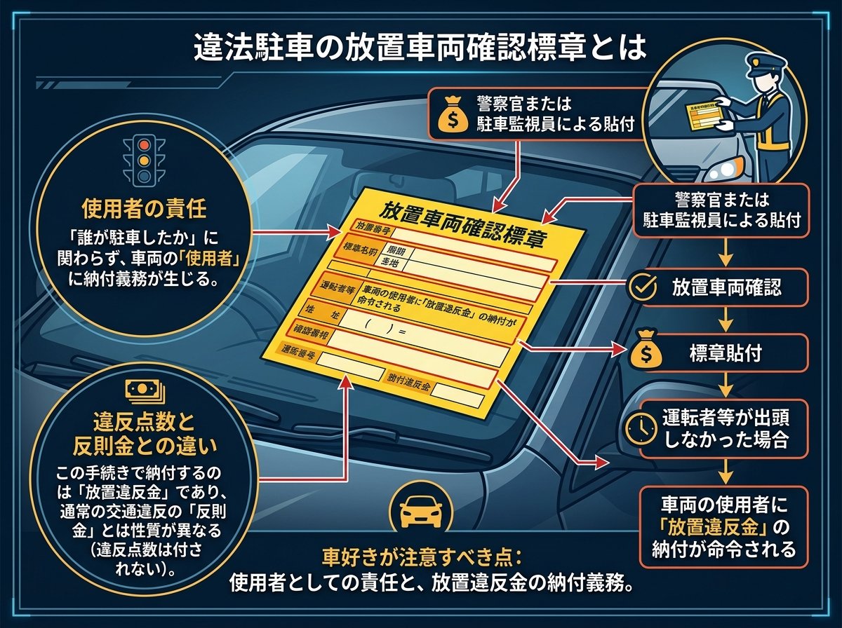 違法駐車の放置車両確認標章とは