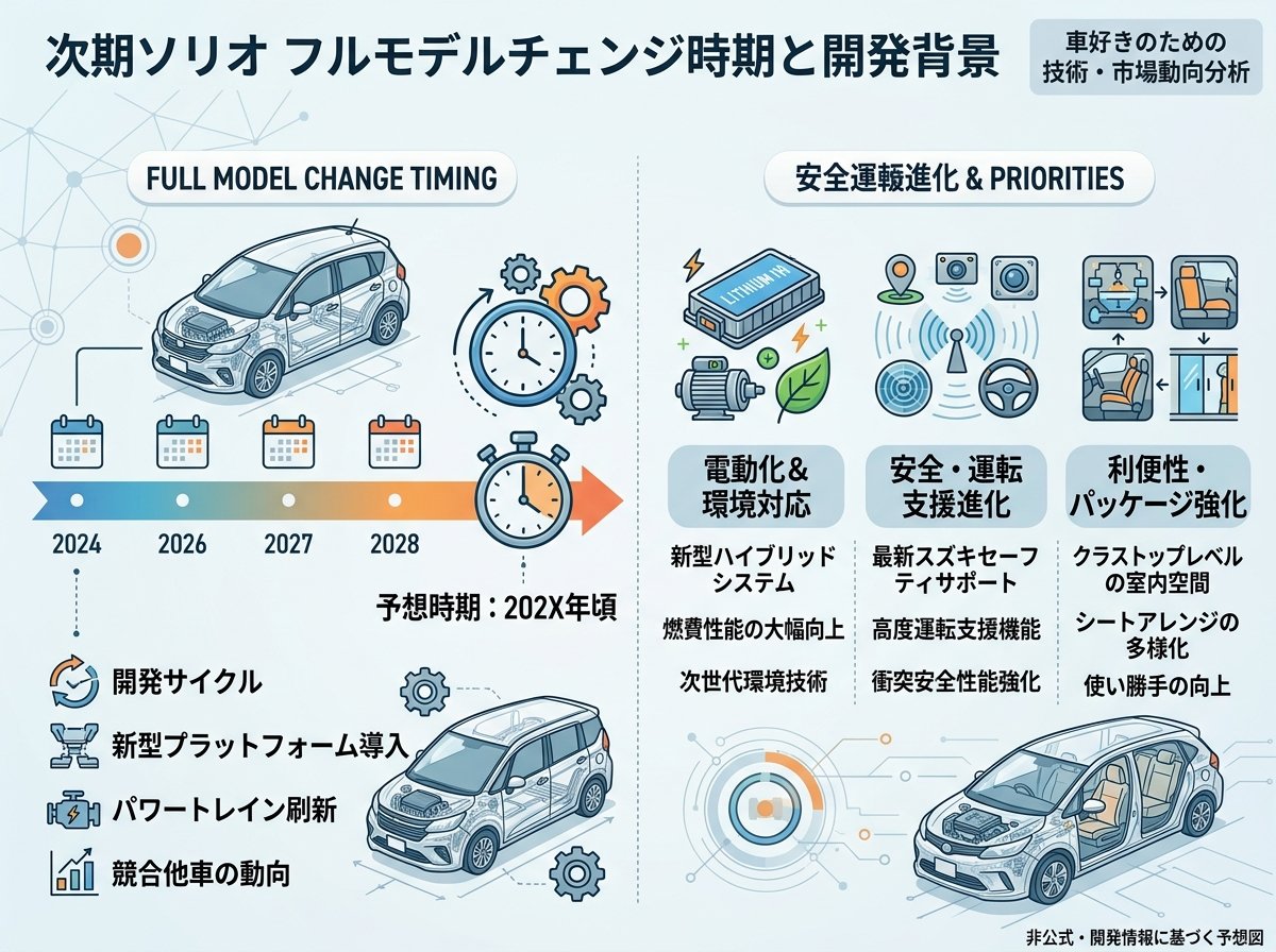 次期ソリオ フルモデルチェンジ時期と開発背景