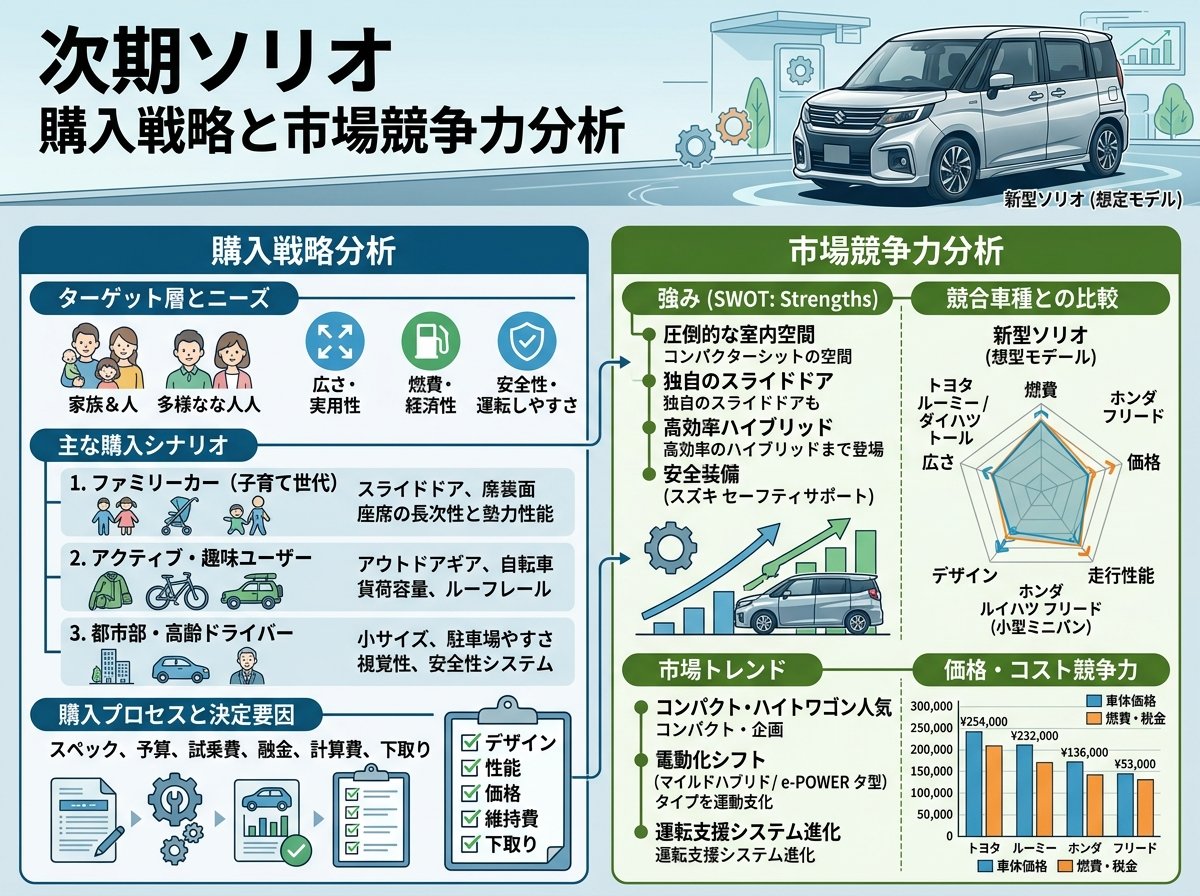 次期ソリオ 購入戦略と市場競争力分析