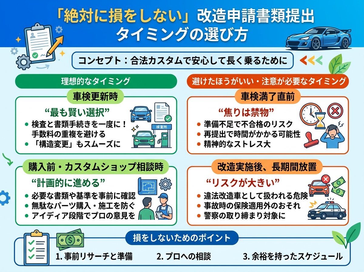 改造申請書類の提出で「絶対に損をしない」タイミングの選び方