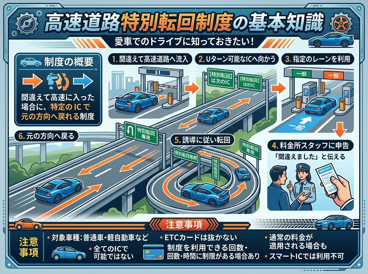 高速道路特別転回制度の基本知識