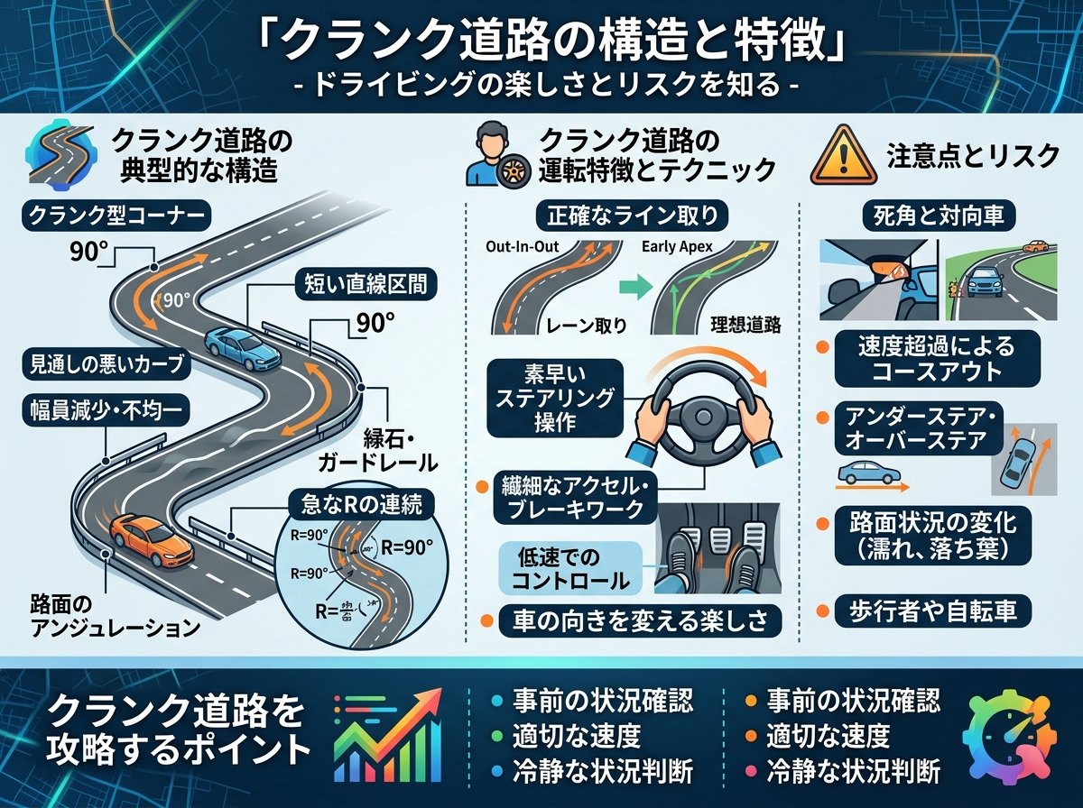クランク道路の構造と特徴