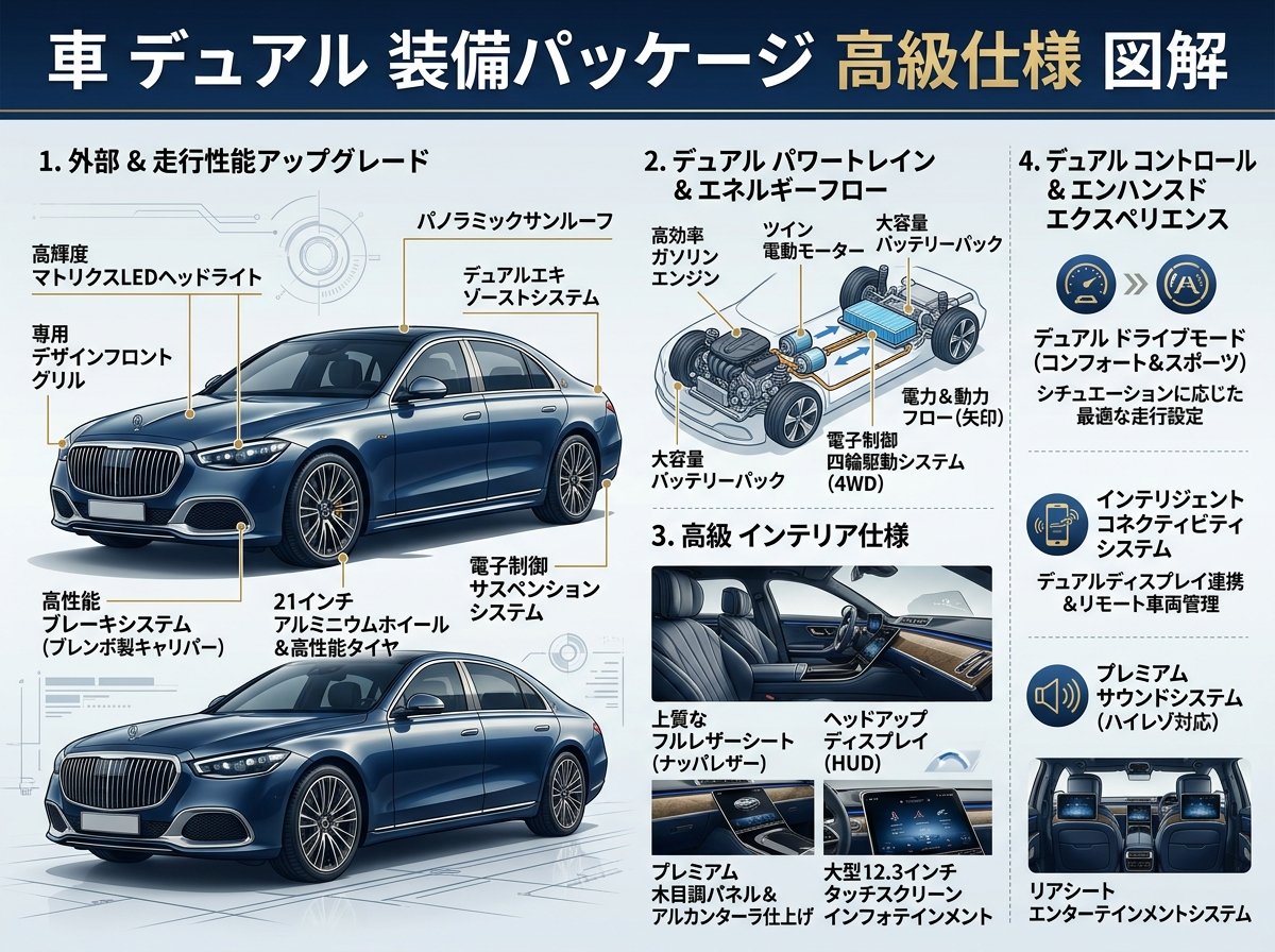 車 dual 装備パッケージの高級仕様