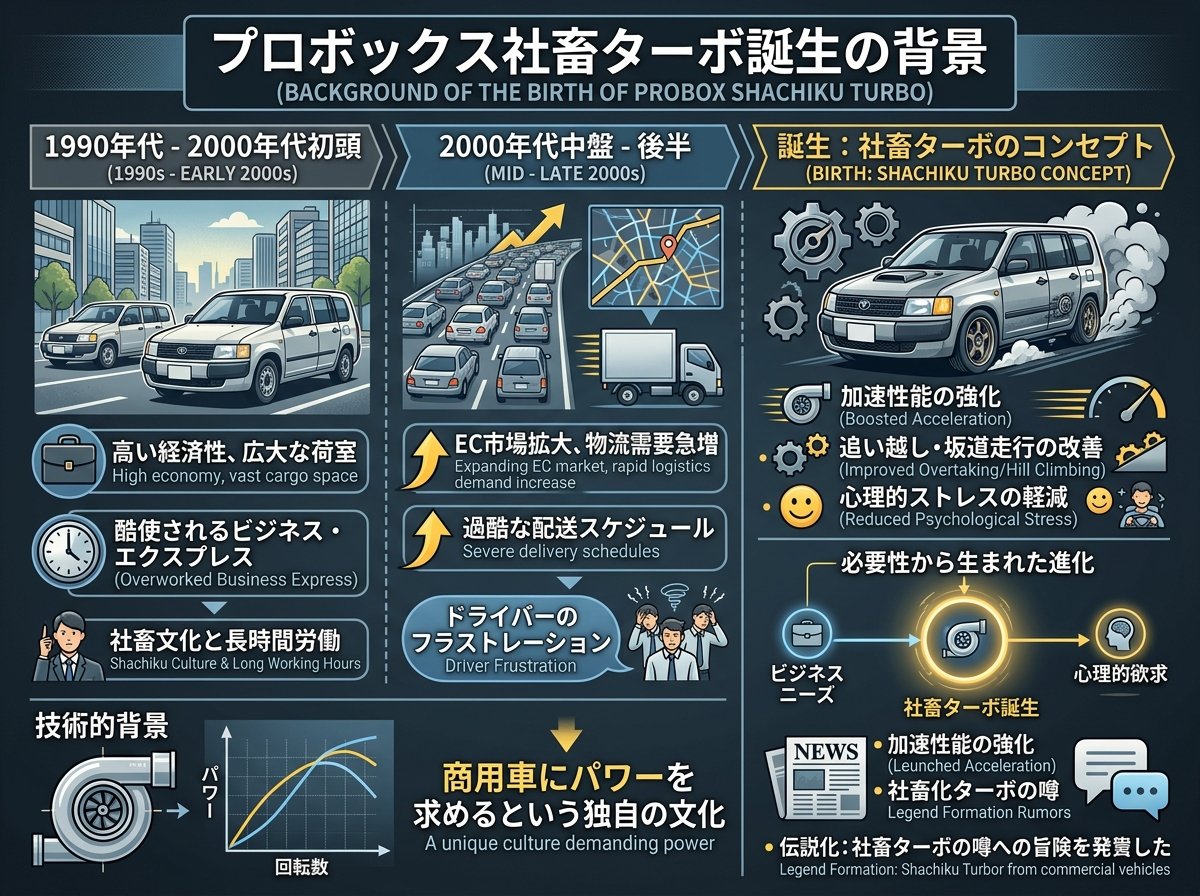 プロボックス社畜ターボ誕生の背景
