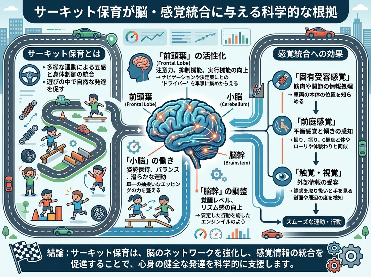 サーキット保育が脳・感覚統合に与える科学的な根拠