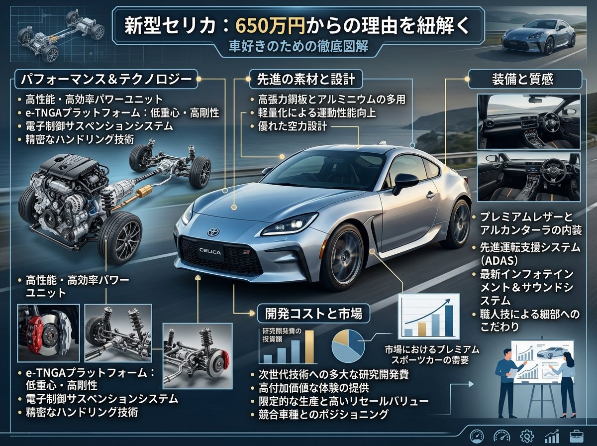 セリカ新型 値段が650万円からの理由