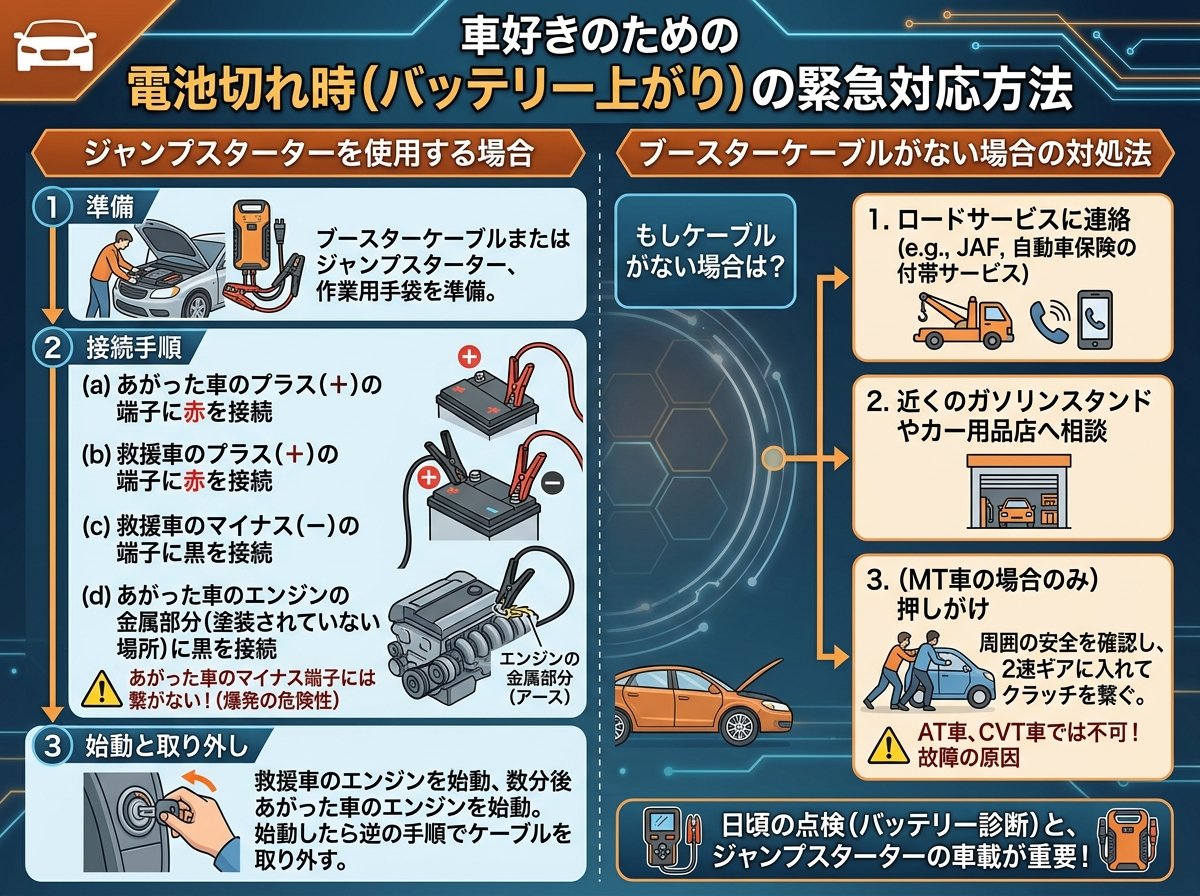 電池切れ時の緊急対応方法