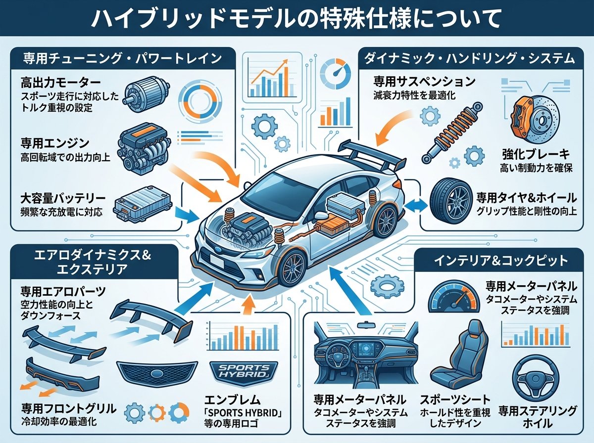 ハイブリッドモデルの特殊仕様について