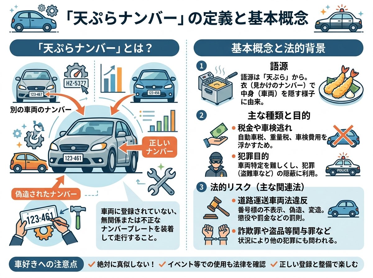 天ぷらナンバーの定義と基本概念